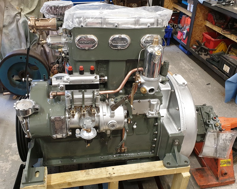 Kromhout Gardner 3lw engine 021