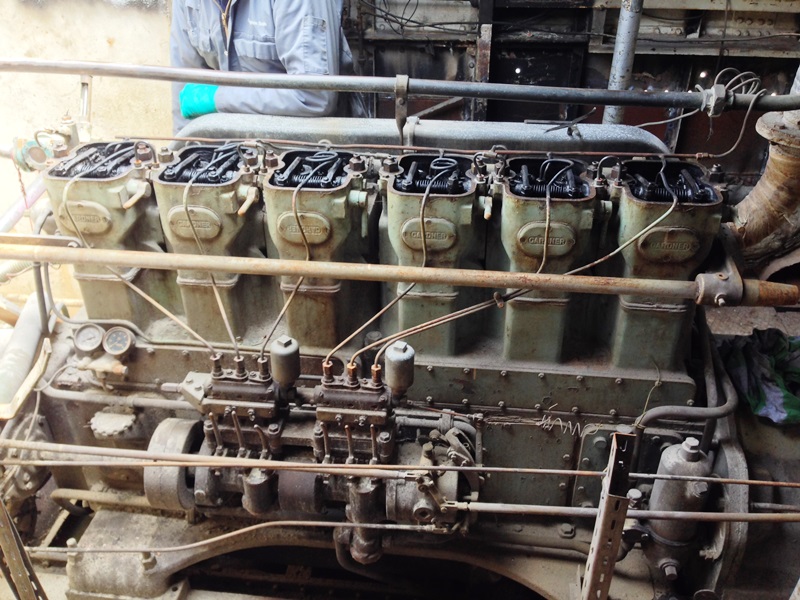 Beta III Fireboat Gardner 6L3 engine 001