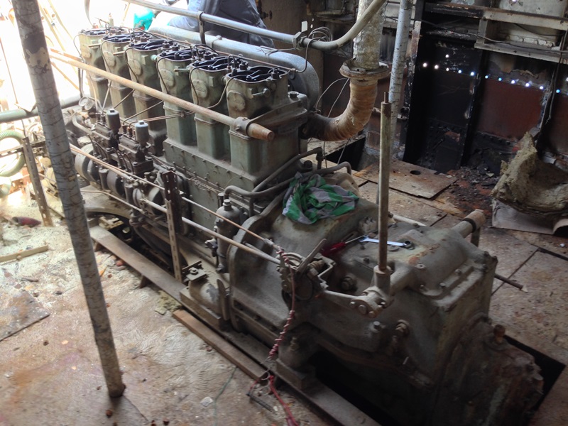 Beta III Fireboat Gardner 6L3 engine 002