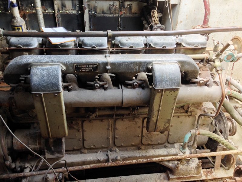 Beta III Fireboat Gardner 6L3 engine 004