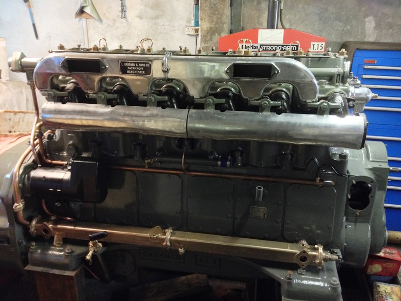 Gardner 6L3 marine engine strip Beta III fireboat 002